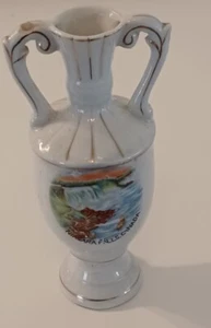 Niagara Falls Canada Bud Vase w/ Handles 6.5" Metropolitan Design vintage - Picture 1 of 5