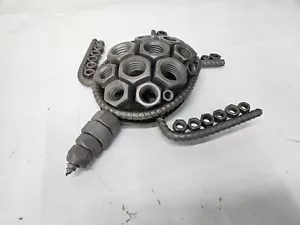 LOGGERHEAD TURTLE Hand Made Welded Art - Picture 1 of 5