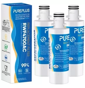 ADQ747935 Refrigerator Water Filter RWF4700AB for LG and Kenmore (3 Pack) - Picture 1 of 12