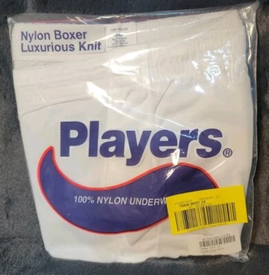 玩家豪华尼龙 🔥内衣内裤 42-44 XXL 针织拳击手透明光滑 2X — 第 1/4 张图片