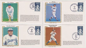 4 - COLORANO SILK FDC'S BABE RUTH SC# 2046 NATIONAL BASEBALL HALL OF FAME - Picture 1 of 3