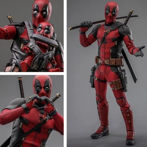 Deadpool 1:6 Figur Hot Toys 31 cm MMS746 Ryan Reynolds OVP Neu - Bild 1 von 24
