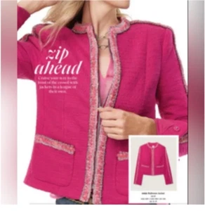 Cabi New NWT Ballroom Jacket #6466 hot pink XS - XL Was $269 - Picture 1 of 9