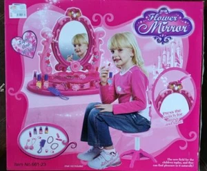 Brand New Beautiful Girl Deluxe Girls Vanity Dressing Table Pretend Play Set - Picture 1 of 3