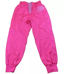 Pantalones deportivos Nike para mujer Barbiecore rosa cintura alta cremallera talla M LEER - Imagen 1 de 12