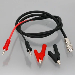 High Voltage MHV 3KV 3000V Male to 4mm Banana Alligator clip RG59 cable 1~16FT - Picture 1 of 3