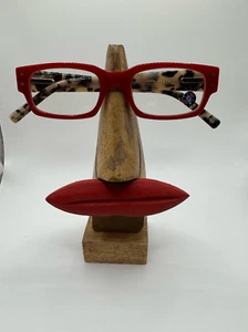 montatura occhiali eyebobs Peckerhead rosso/crema tartaruga nuova senza custodia - Foto 1 di 3