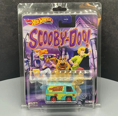 Hot Wheels 2021 Premium Scooby-Doo! The Mystery Machine Real Riders en protector Foto 1 de 4