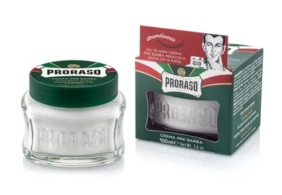 Creme condicionador pré-barba Proraso óleo de mentol e eucalipto, 3,6 oz - Imagem 1 de 2