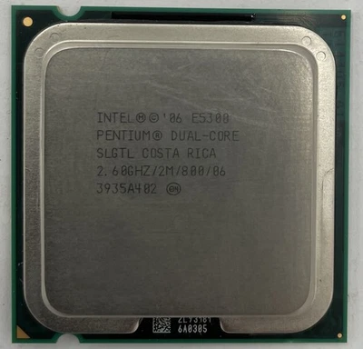 Intel Pentium E5300 Dual Core Desktop CPU Processor- SLGTL - Image 1 of 2