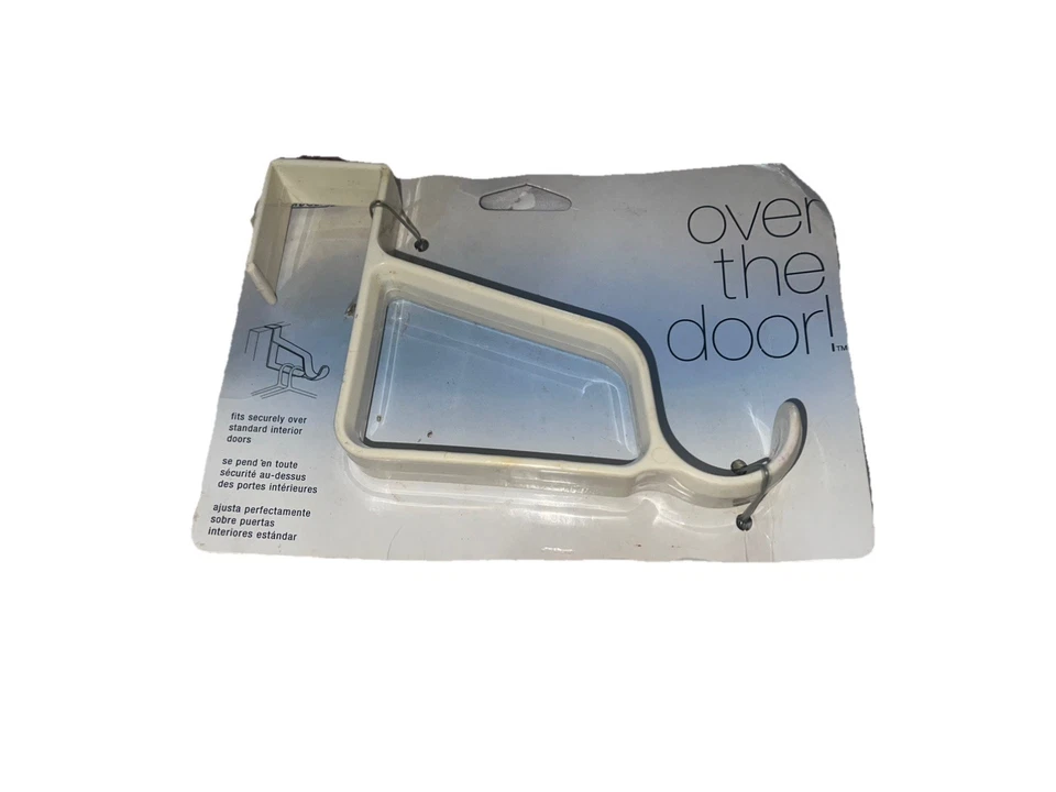 InterDesign 16301 White Plastic Over The Door Hanger Valet