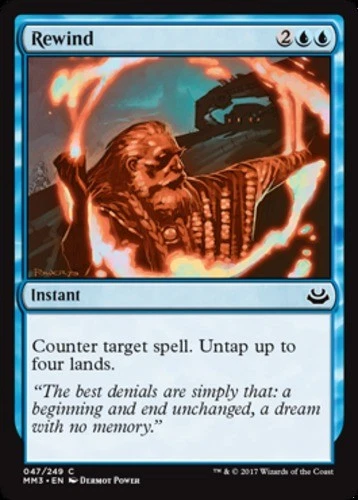 x1 Rewind - Modern Masters 2017 - NM - MTG - Image 1 of 1