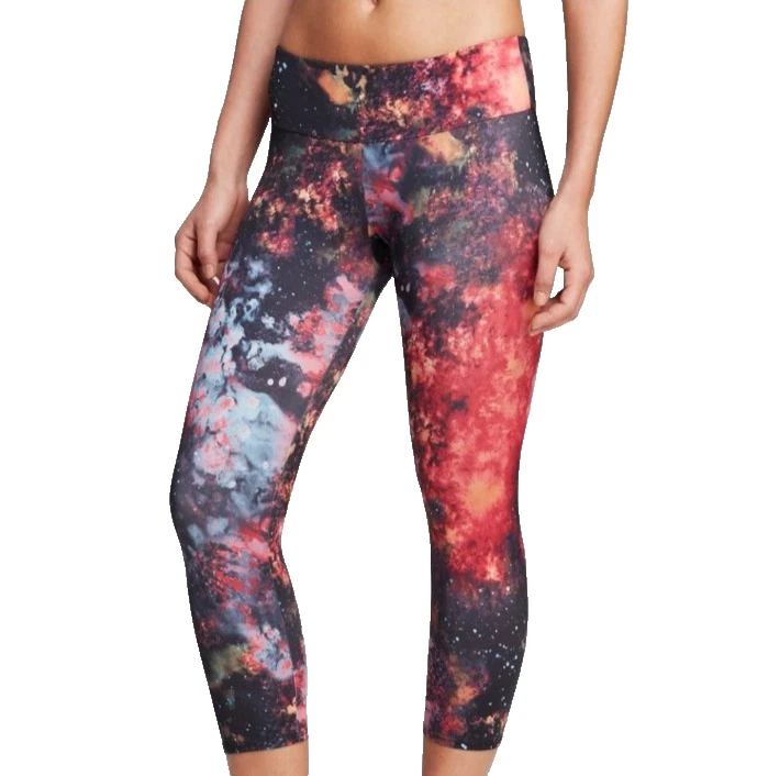 Leggings Onzie Mujer Estampado Galaxia Atletismo M/L Negros Multicolor Yoga Cósmico Foto 1 de 4