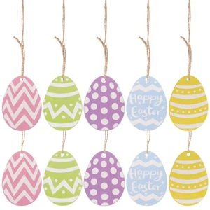  10 Stück Deko Eier Kreativ Füller Kinder Party Basteln Hängedeko - Bild 1 von 12