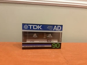 TDK AD90 1985 TIPO I CINTA DE CASETE EN BLANCO (1) Nueva y Precintada - Imagen 1 de 4