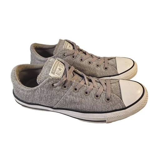 Converse All Star basse grigio testurizzato DONNA US TAGLIA 7 UOMO US TAGLIA 5