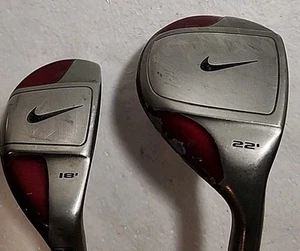 Nike CPR Hybrid 18,22 Degrees CPR Regular Flex Righthanded Original Grip Lot - Picture 1 of 9