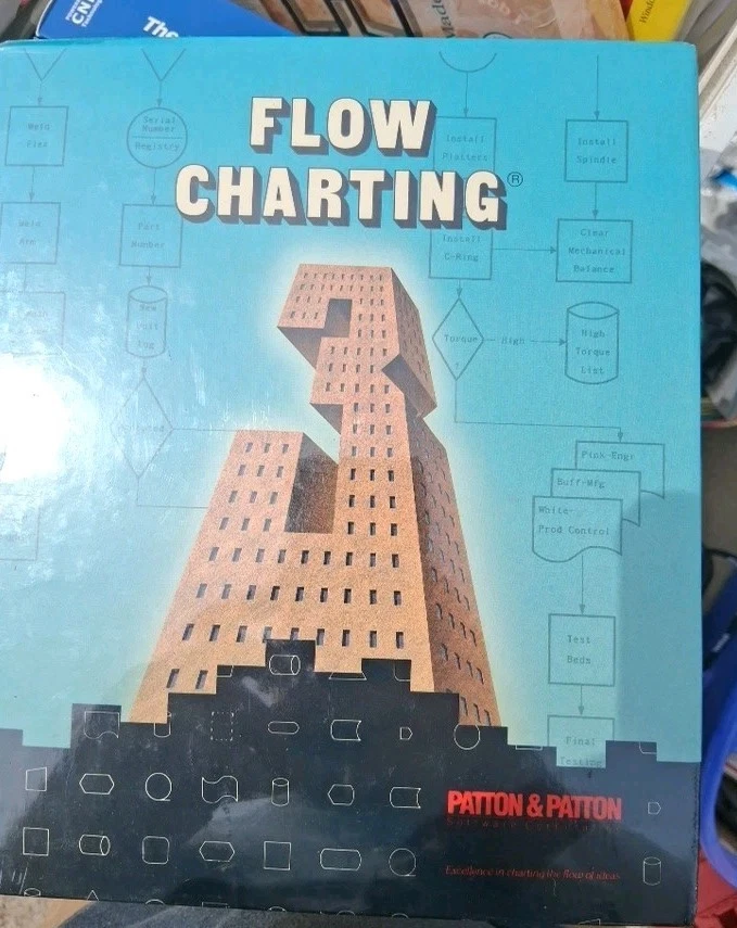 Vintage Flow Charting 3 (IBM PC DOS, 3.5" Floppy Disk | Patton & Patton SEALED - Image 1 of 1