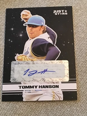 TOMMY HANSON 2008 Just Minors Just Stars Black Edition AUTOGRAPH #14/25 DECEASED - Image 1 of 2