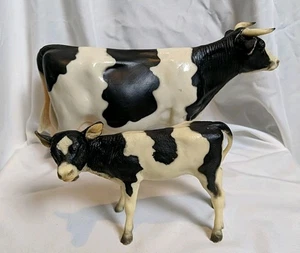 Vintage Breyer Molding Co USA Holstein Kuh und Kalb Set - Bild 1 von 17
