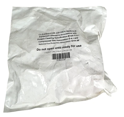 NIBCO Coupling 2" Sweat C x C CTS Copper Tubing Fitting, Cleaned for Oxygen Serv - Image 1 of 4