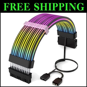 High-Quality 24 Pin RGB Extension Cable - Experience Immersive Lighting Effects - Picture 1 of 11