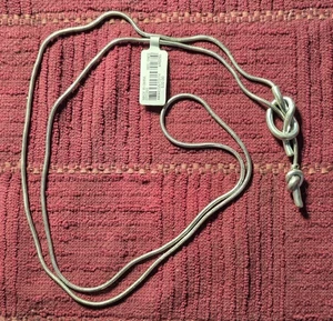 Neu Madewell verstellbarer Knoten Anhänger Halskette Geschenk Vintage Frauen Party Schmuck - Bild 1 von 5