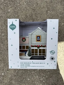 New 2024 Merry Moments Aldi Store Light Up Holiday Christmas Village House - Picture 1 of 4