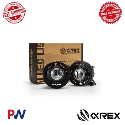 Luces antiniebla proyector LED AlphaRex - salida blanca solo para Chrysler-Dodge-Jeep Foto 1 de 4