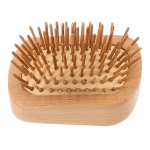 Detangling Wood Hair Brush Small Comb Scalp Massage Hair Styling Tool - Picture 1 of 12