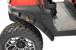 Carro de golf GTW Club Car Tempo juego de guardabarros negro acampanado - juego de 4 - Imagen 1 de 8