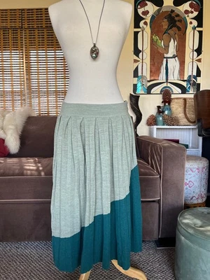 100% шерстяная мягкая причудливая юбка Anthropologie; коттеджкор, крестьянин, опрятный размер 6 - Изображение 1 из 4