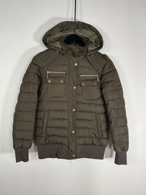 BARBOUR TENBY QUILT HOODED Jacket - UK10 - Brown - Great Condition - Women’s — 第 1/4 张图片