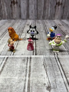 Menge 6 PVC Kunststoff Figuren Lizenziert Disney General Mills Kuchen Topper Spielzeug - Bild 1 von 8