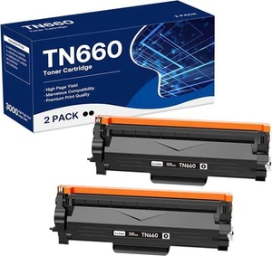 TN 660 Toner Cartridge Replacement for Brother TN 660 TN630 Work with HL-L2300D - Picture 1 of 10