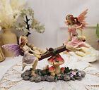 Fairies On See-saw Garden Or Indoor Ornament