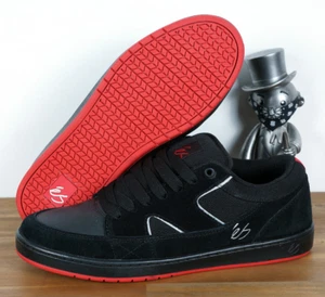 éS Es Skateboard Footwear zapatos de skate Shoes Sophisto negro rojo gamuza 9/42 - Imagen 1 de 1