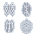 Structure Earring Silicone Mold Dream Catcher Eardrop Craft Jewelry
