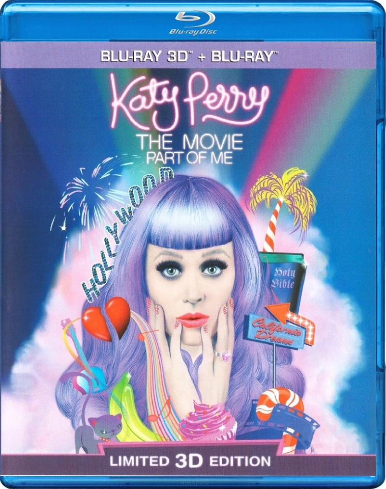Katy Perry: Part of Me 3D BLU-RAY+BLU-RAY (2 DISC) Region Free "Turkey Import" - Image 1 of 2