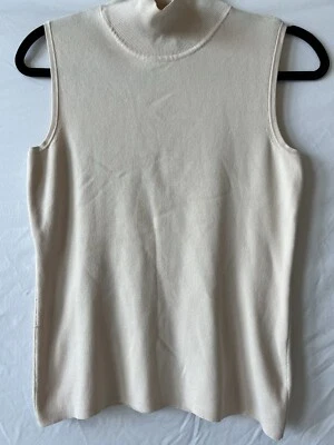 Chicos колонка подкладка водолазка рукав вязаный верхний слоновой кости размер 0 - Изображение 1 из 4