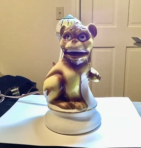 Vintage Foo Dog Porcelain Perfume Lamp Electric Night Light 8 Inch Figure Works - Picture 1 of 13
