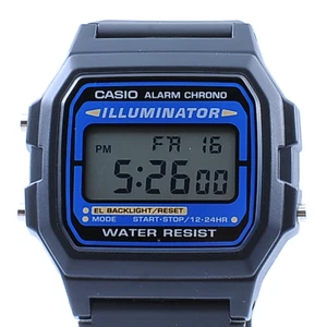 [Brand New] Casio F-105W-1AWJH Black Light Men's Standard Digital Wristwatch - Picture 1 of 9