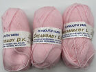 Plymouth Dreambaby DK Yarn "Pink" 3 Skeins #607