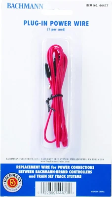Bachmann Trains - Plug-In Power Wire - RED - Image 1 of 4