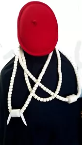 Creme White Traditional Igbo Edo Traditional wedding Coral Beads Necklace - Picture 1 of 5