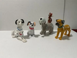 Disney 101 Dalmatiner Applause 4 x Figur mit Welpen, Dogge, Hund Colonel Tibbs - Bild 1 von 8