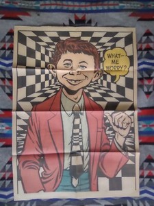 Mad Magazine 1965 Poster Alfred E Neuman EC Publications Master Piece of Junk