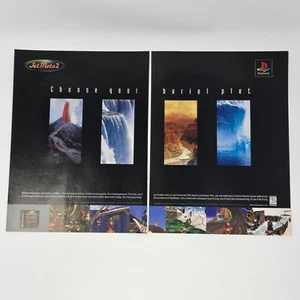 Jet Moto 2 Sony PlayStation 1 PS1 Parcela de Entierro Imprimir Anuncio/Póster Promo Arte - Imagen 1 de 2