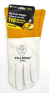 NEW TILLMAN 24CL TIG Welding Gloves Large Top Grain Kidskin Premium ~ Free Ship. - Imagen 1 de 7