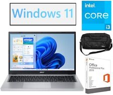 15,6 Notebook Acer EX15 Intel i3 3,8Ghz 8Kern 8/256 Windows 11 MS- Office Tasche